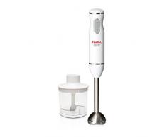 Flama 2028FL Batidora de inmersión 300W Color blanco - Licuadora (Batidora de inmersión, Color blanco, Acero inoxidable, 300 W)