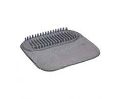 Escurreplatos alfombra 16 courverts gris