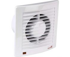 Wallair Hygrostat/Timer W-Style 100 20110602 - Ventilador de pared y techo (230 V, 95 m³/h, 10 cm)