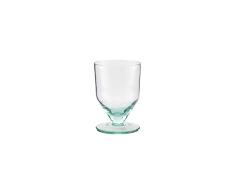 House Doctor White wine glass, Green, dia: 7.8 cm, Copa de vino blanco, Ganz, verde, h: 11 cm, diámetro: 7,8 cm, 250 ml, vidrio