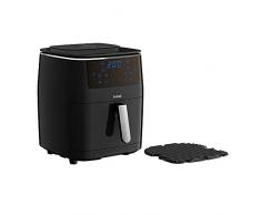 Tefal Easy Fry & Steam – Freidora de aire 3 en 1 de 1700 W que fríe con aire, asa y cuece al vapor, plancha grill, fritura saludable, 7 programas automáticos, todo tipo alimentos, 6,5 L / 1,6 kg