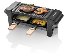Bestron ARG150BW Barbacoa de Mesa para 2 Personas, plástico y Metal, Negro