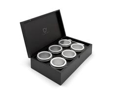 Bredemeijer - Caja de té negra con 6 latas y cuchara dosificadora de té