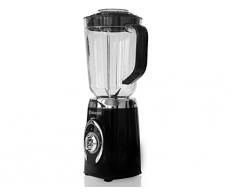 Batidora de mesa de cocina con vaso de plástico de 1.25L Mezclador con ajuste de velocidad 500W con luz LED