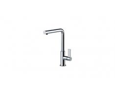 Franke Neptune Evo Cromo - Grifo (Cromo, Grifos de palanca, Solo, Tipo L, Cerámico, 2,5 cm)