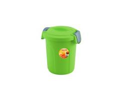 Stefanplast Papelera con tapa Speedy, 8 litros, color verde, Mel.70253