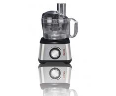 Girmi RB76 - Robot de cocina (1,2 L, Negro, Acero inoxidable, Giratorio, 2 discos, CE, De plástico)
