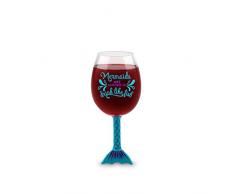 BigMouth Inc - Copa de vino con diseño de cola de sirena