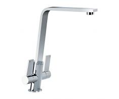 CDA TC77 Cromo - Grifo (Cromo, Grifos de palanca, Doble, 360°, 30,3 cm)