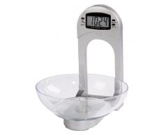 Xavax Wanda Báscula electrónica de cocina Plata - Báscula de cocina (Báscula electrónica de cocina, 3 kg, 1 g, Plata, g, kg, LCD)