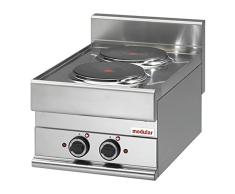 316012 - Cocina modular 65/40 PCG, 2 quemadores, 4800 W, 28 x 40 x 65 cm