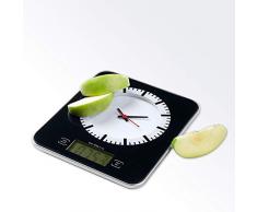 ADE Vicky Báscula digital de cocina, 3 kg, Cristal, Negro