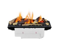 DIMPLEX Cassette - Chimenea eléctrica 600 con Set de Troncos de Madera Incluido, con neblina de Agua, luz led, Efecto de Llama 3D Patentado Optimyst y Mando a Distancia