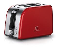 Electrolux EAT7700R 2slice(s) 850W Rojo, Plata - Tostador (2 rebanada(s), Rojo, Plata, De plástico, Acero inoxidable, 1 m, 850 W, 220-240)