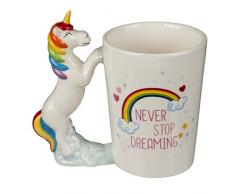 OOTB 78/8272 - Taza de cerámica con figura de unicornio