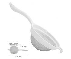 ORYX 5072025 Colador Acero Inoxidable Ø 12,5 cm. Con Mango Plastico