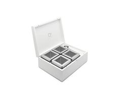 Bredemeijer - Caja de té blanca con 4 latas y cuchara dosificadora de té