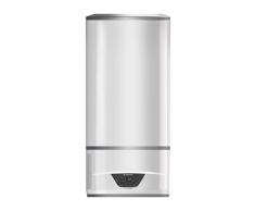 Ariston LYDOS HYBRID Calentador de agua eléctrico y bomba de calor de 100 litros listo para colocar, tecnología híbrida, diseñado y fabricado para su instalación en Francia.