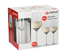 Unbekannt Alpina - Copa de vino blanco - 6 piezas