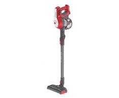 Hoover H FREE 100 HF122RH Aspiradora Escoba sin Cable, Sistema Ciclónico, Cepillo Suelos Duros, Accesorios Integrados, Luces LED, Depósito 0.9L, Batería Extraíble Litio 22 V, 40 min, 2 Velocidades