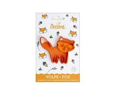Decora 0255051 Cortador EN PLÃSTICO Zorro, Naranja