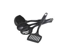 Easy Camp Combo Utensil Set Cubiertos de Servicio, Negro