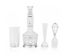 Tristar MX-4801 Set de batidora de mano con 2 velocidades, Incluye picadora, vaso medidor y batidor, 0.6 litros de capacidad, 250 W, Plástico, Cuchillas de Acero Inoxidable