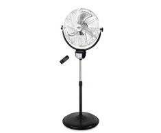 Orbegozo PWS 3050 - Ventilador industrial 2 en 1: pie y pared, función oscilante, mando a distancia, 50 cm de diámetro, 3 velocidades, altura regulable hasta 140 cm, 120 W de potencia