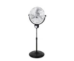 Orbegozo PWS 3045 - Ventilador industrial 2 en 1: pie y pared, función oscilante, mando a distancia, 45 cm de diámetro, 3 velocidades, altura regulable hasta 140 cm, 120 W de potencia