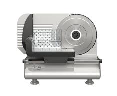 Zilan, Cortador de pan, cortador universal, 150 W, hoja de acero inoxidable de 190 mm de diámetro, grosor de corte 0-15 mm