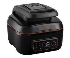 Russell Hobbs Freidora sin Aceite 5,5l, Freidora de Aire 5,5 l, Air Fryer 5 5 l, Robot de cocina & Grill XL, táctil, temporizador, recetas en español [Ahorra hasta un 44% en Energía] SatisFry 26520-56