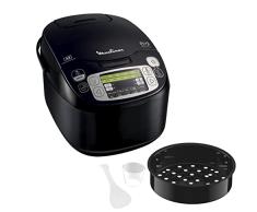 Moulinex Maxichef 43 en 1 MK8158 - Robot de cocina con 43 programas de cocción, capacidad 5 l, programable, capacidad hasta 4 personas, función recalentar, accesorios apto lavavajillas, color negro