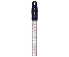 Microplane Premium Zester Rallador, Acero Inoxidable, Azul oscuro, 32.5 x 3.5 x 3 cm