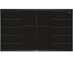 Bosch Serie 8 PXV975DV1E hobs Negro Integrado Con - Placa (Negro, Integrado, Con placa de inducción, Vidrio y cerámica, 3300 W, 400 x 230 mm)