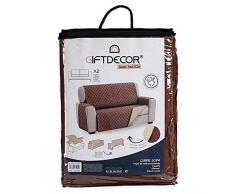 Funda para Sofá Marrón Microfibra Poliéster (290 x 200 x 0,5 cm)