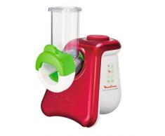 Moulinex DJ8115 Picadora eléctrica multiusos, 260 W, color rojo y blanco