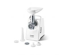 Bosch Electroménager MFW3520W, Picadora, 500W, Blanco
