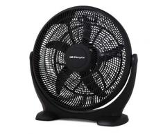 Orbegozo BF 0150 – Ventilador de suelo estilo industrial, 3 velocidades de ventilación, inclinación regulable, 50 cm de diámetro y potencia de 80 W