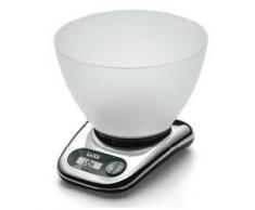Balanza de cocina digital en acero con BOL Laica BX9240 peso máximo 5 kg, batería incluida, función TARA.