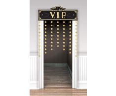 Amscan 241995 Hollywood Glitz & Glam - Cortina para puerta