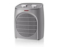 Taurus Tropicano Bagno Termoventilador, calefactor compacto, seguridad IP21 especial baños, termostato regulable, 2 velocidades de calor (1000W - 2000W) + ventilador, luz led, silencioso