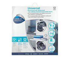 CARE + PROTECT Kit de Unión Universal para Lavadoras y Secadoras con Estante Deslizante, Apto para Lavadoras con Profundidad 47-62 cm