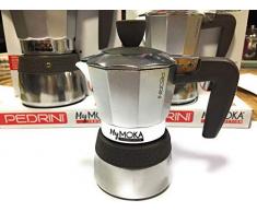 Pedrini Cafetera mymoka Induction, 3 tazas