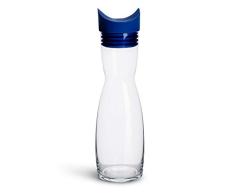 Sagaform 5017820 - Jarra de silicona con tapa y cristal, transparente