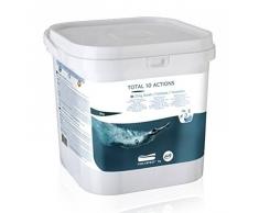 Gre 76038 - Pastillas multiacción para el tratamiento completo de la piscina, 10 acciones, 5kg