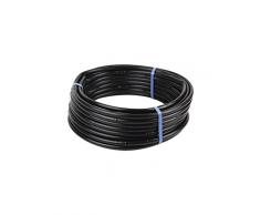 Zanvic Tubos de riego (gotero) 50 m x ø 16 mm, Goteo Cada 33 cm, Negro, ZA337