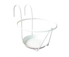Louis Moulin - Soporte para macetero (16-18 cm), Color Blanco