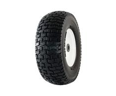 Marathon 30326 - Neumático Plano para cortacésped de 13 x 5.0-6 Pulgadas sobre Rueda de 3 Pulgadas, bujes de 3/4 Pulgadas, Color Blanco