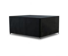 AWNIC Funda para Mesa Exterior Impermeable, Funda Protectora Muebles de Jardín, Funda para Sofa de Jardín, 420D Oxford Resistente a los Rayos UV y a los Desgarros 160x160x71cm