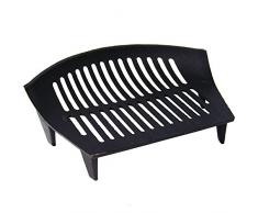 Fire Vida Hierro Fundido para Chimenea, Metal, Negro, 45,7 cm